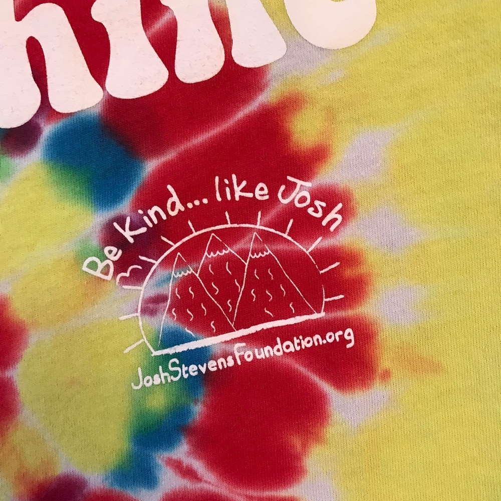 Be Kind Colorful Tie Dye T Shirt Size Medium Let Your Star Shine Festival Pride - Picture 8 of 9